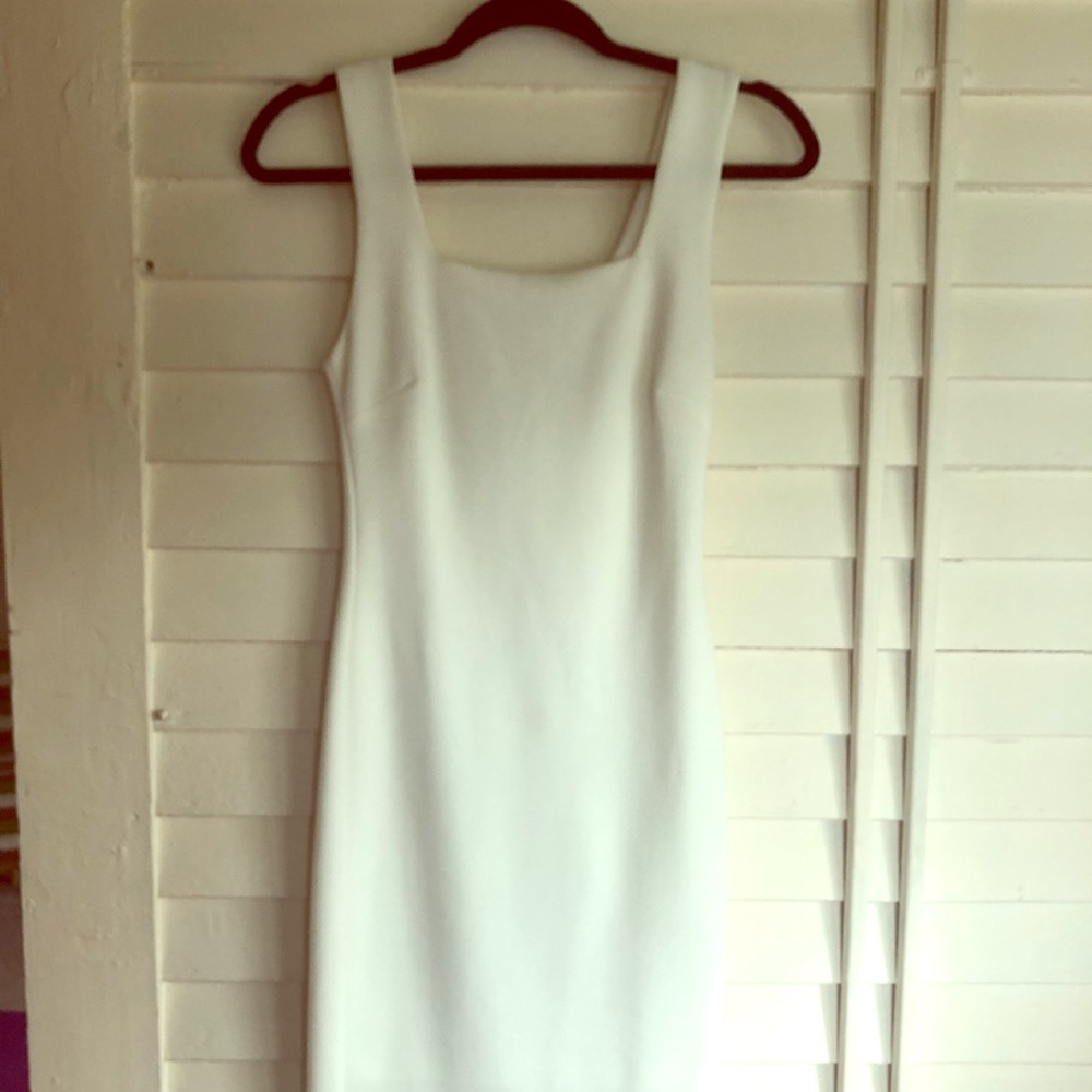 Classic Body Hugging Dress with Gold Zipper